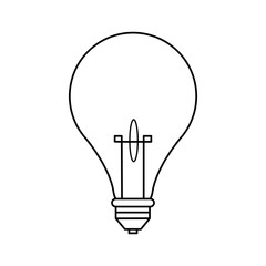 bulb light creative idea thinking icon symbol
