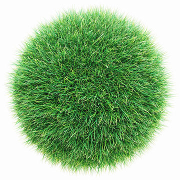 Prato verde, mondo fatto con l'erba