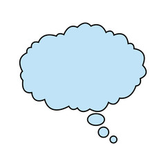 bubble speak cloud dialog message