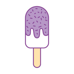 Delicious frozen palette icon vector illustration design