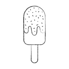 Delicious frozen palette icon vector illustration design