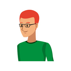 young man portrait of a teenage student