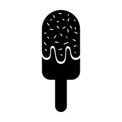 Delicious frozen palette icon vector illustration design