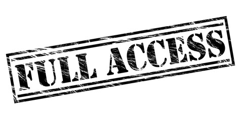 full access black stamp on white background © cone88