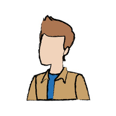 portrait young guy student person