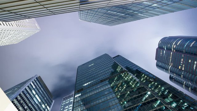 Low angle view of skyscraper