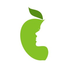 силуэт девушки