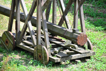 Mittelalterlicher Rammbock