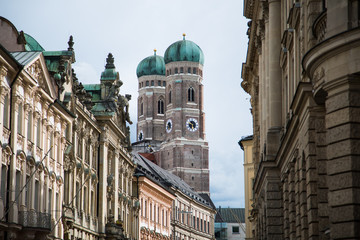 Obraz premium Frauenkirche, Sehenswürdigkeiten in München