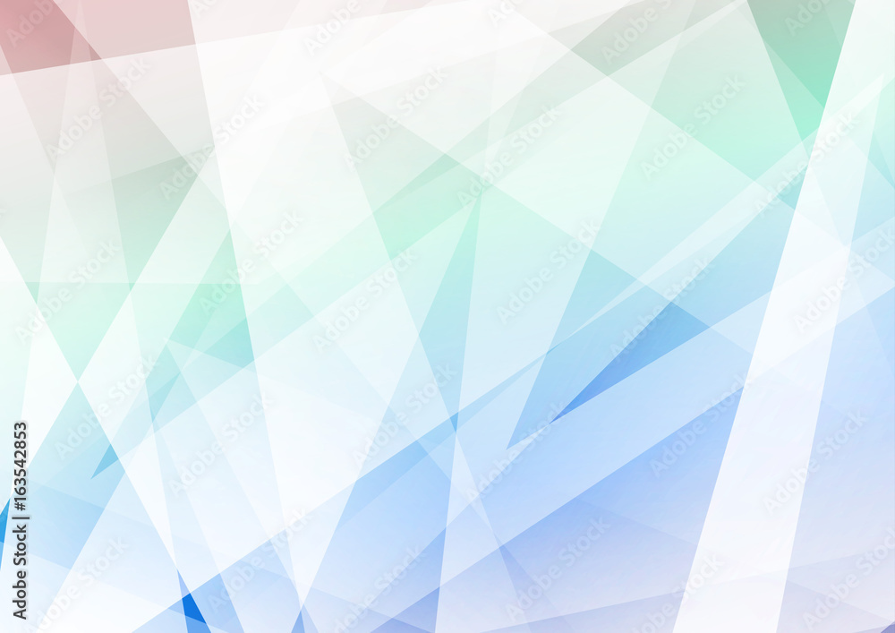 Wall mural modern hipster style triangular geometric background. crystal graphic bright colorful gradient minim