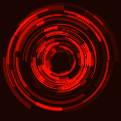 Futuristic abstract background; circular dynamic  science and technology concept.