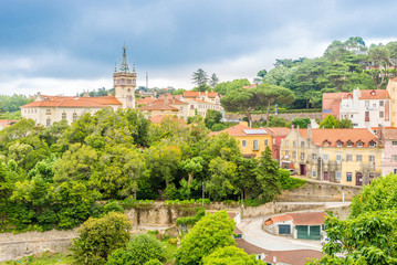 View at the romantic town Sintra - Portugal