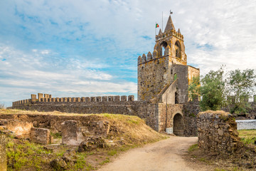 Watchtower of Montemor-o-Novo castle in Portugal