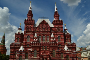 Fototapeta na wymiar The Historical Museum in Moscow