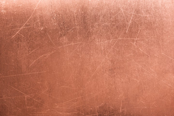old metal plate, brushed texture copper, bronze background - obrazy, fototapety, plakaty