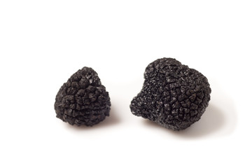 Delicate exclusive black truffles