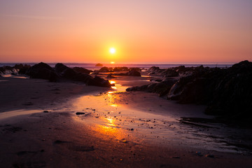 A stream towards the sun