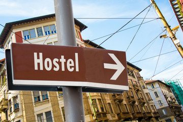 Fototapeta premium Schild 223 - Hostel