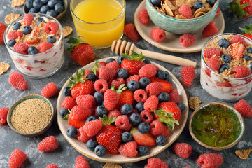 Various fresh berries