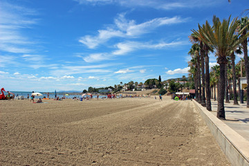 Playa de Sant Carles de la Rápita, mar Mediterráneo (Tarragona)