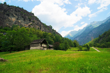 Obraz premium house in mountain