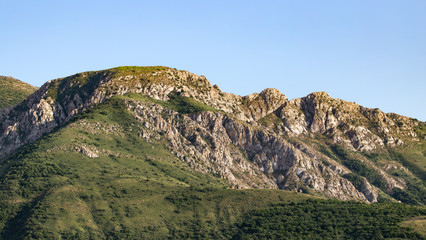 Beautiful mountains of the Tien Shan range in Kazakhstan