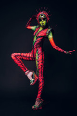 Creature plastic art dance