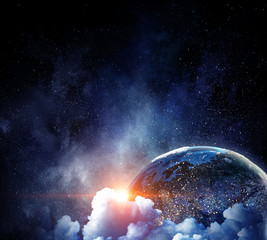 Our unique world. Mixed media