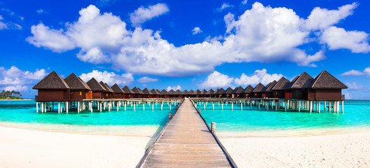 Maldives, luxury tropical holidays in water villas