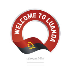 Welcome to Luanda Angola flag logo icon