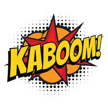 kaboom comic word