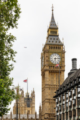 Obraz premium Beautiful view of Big Ben Clock Tower with the Parliament House behind, London, England