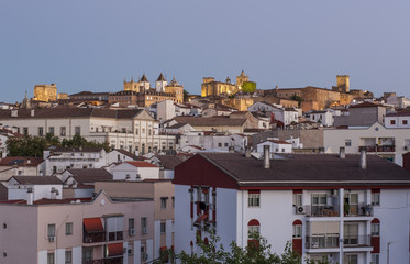 Caceres historic quarter taken from outskirts