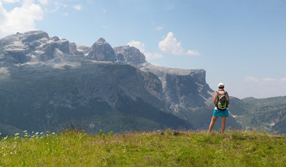 trekking in montagna - Dolomiti - Italy