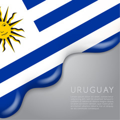 Fototapeta premium National Flag on Creamy Liquid Dripping : Vector illustration