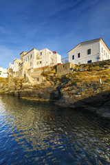 Chora of Andros island early in the morning.
