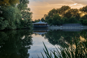 Obraz premium Abend am See