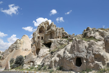 Fototapeta premium Rock Formations in Cappadocia, Turkey
