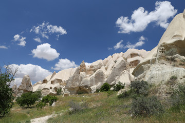 Rock Formations in Swords Valley, Cappadocia