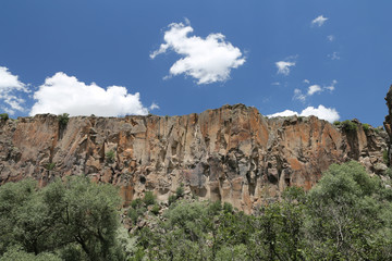 Ihlara Valley in Cappadocia, Turkey