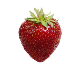Strawberry isolated on white background.