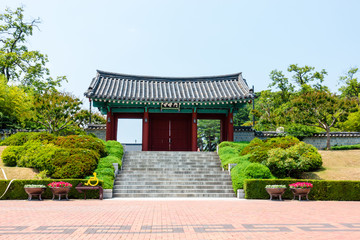 South Korea. Ojukheon is where famous Joseon Dynasty scholar, was born.