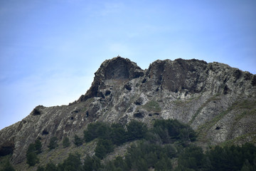 Fototapeta na wymiar Geological landscape of Porto Santo, Portugal