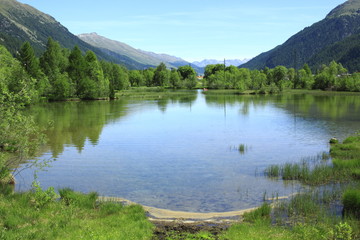 Golfplatzsee bei Samedan