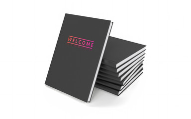 New Employee Handbook (HR handbook). 3D illustration