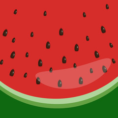 Watermelon background. Flowing dripping sweet summer watermelon pattern