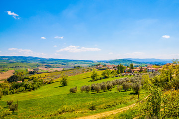 Beautiful landscape in Tuscany, Italy