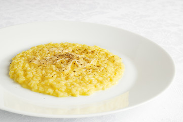 risotto made on broth and white wine with parmesan added