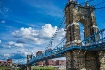 Obraz premium John A. Roebling Suspension Bridge