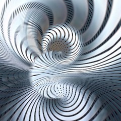 mordern futuristic metallic background with spirals